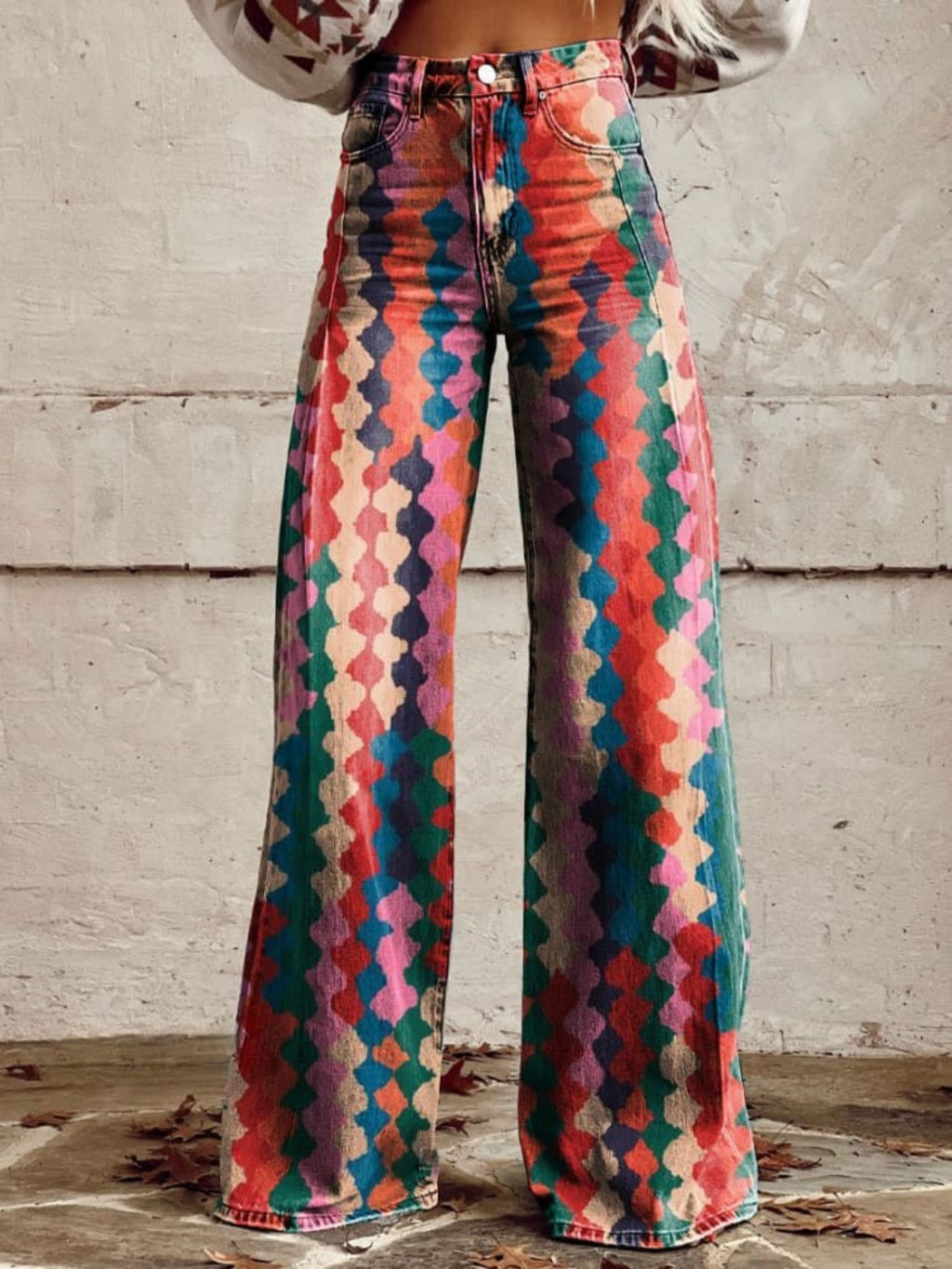 Pants | Wide-Leg Bohemian Elegant