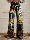 Wide Pants | Élodie Elegant & Bold Artistic Pattern