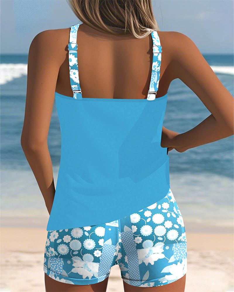 Sabrine | Maillot de bain fleuri confortable 