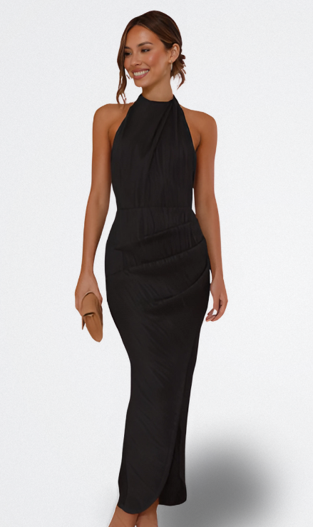 Midi Dress | Pleated