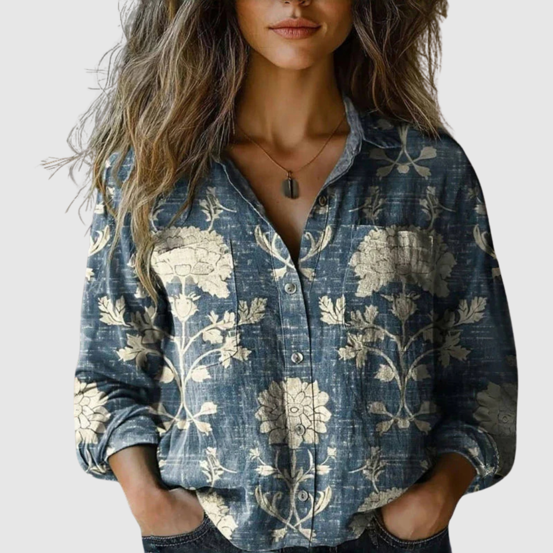 Rosamarie™ | Chemisier vintage en coton