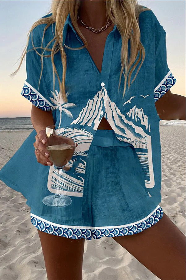 Linen Set | Mount Fuji