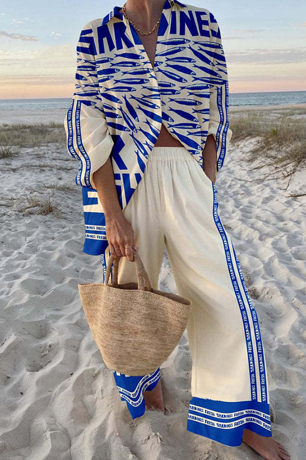 Linea Set | Sardines Print