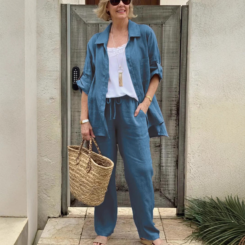 Relaxed Pants Set | Two-Piece Darsie