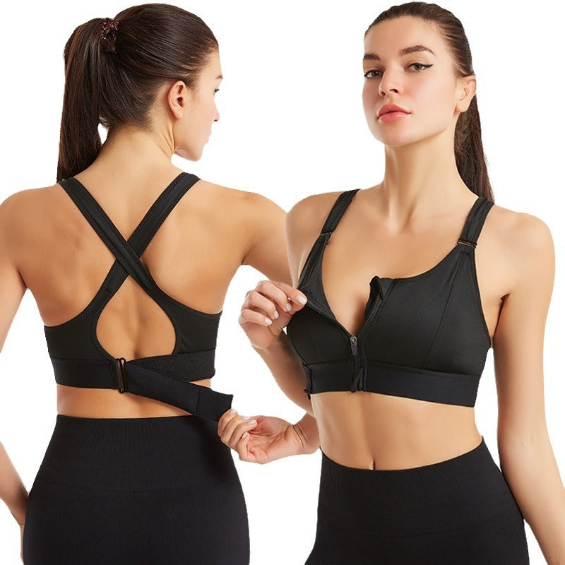 Daisy | Supportive Sports Bra with Front Closure