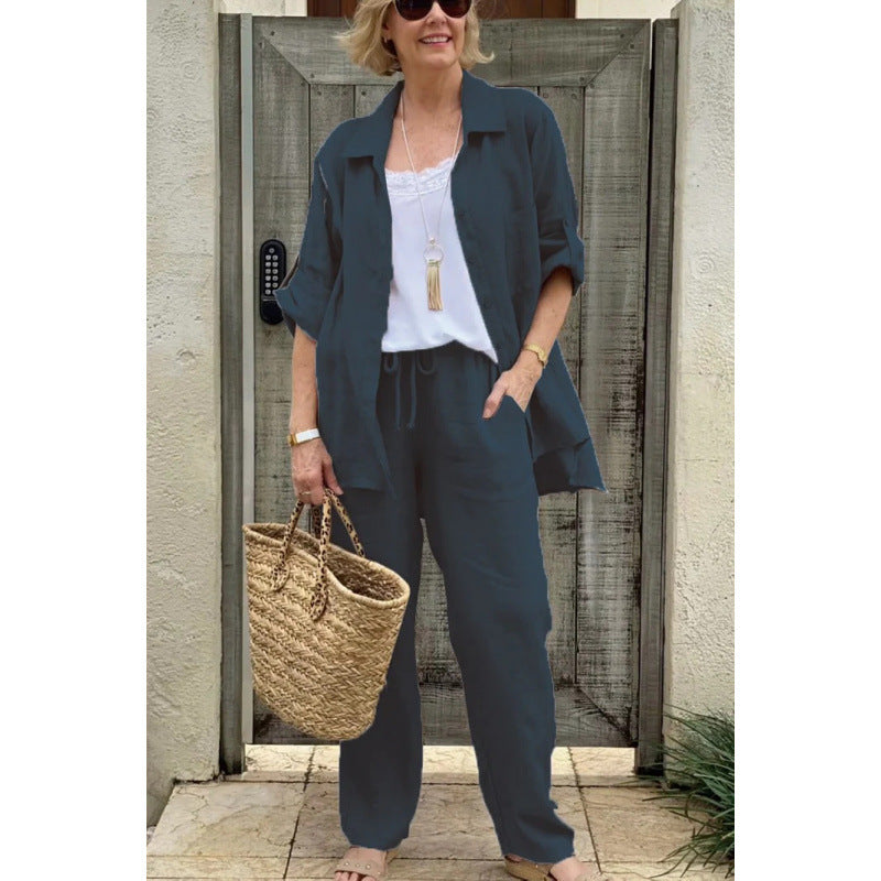 Relaxed Pants Set | Two-Piece Darsie