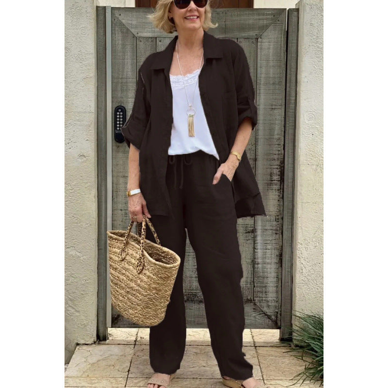 Relaxed Pants Set | Two-Piece Darsie