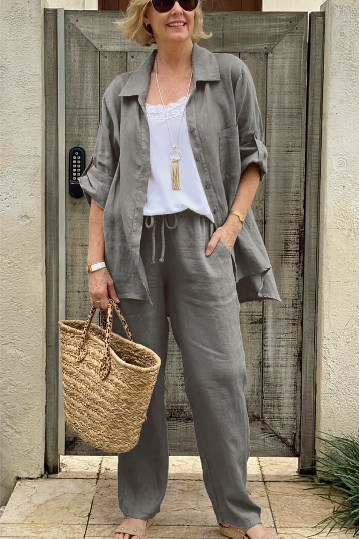 Relaxed Pants Set | Two-Piece Darsie