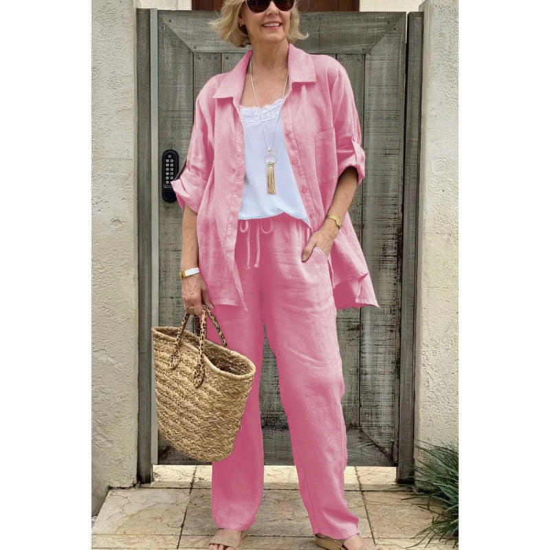 Relaxed Pants Set | Two-Piece Darsie