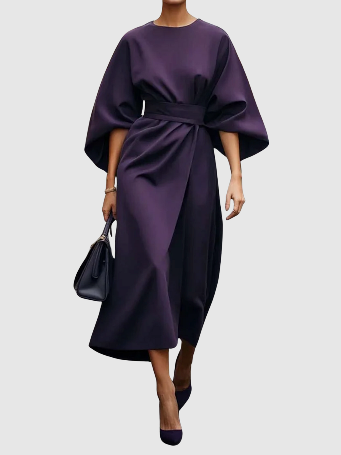 AzzurraMC | Robe élégante en satin 