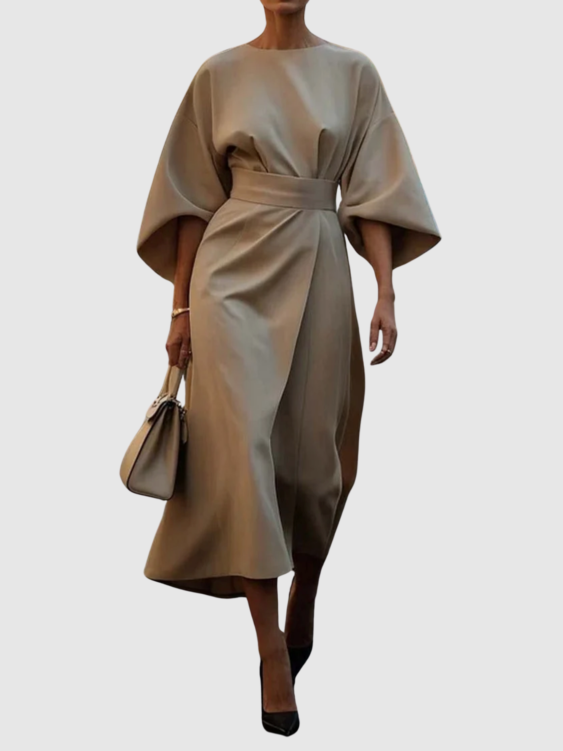 AzzurraMC | Robe élégante en satin 