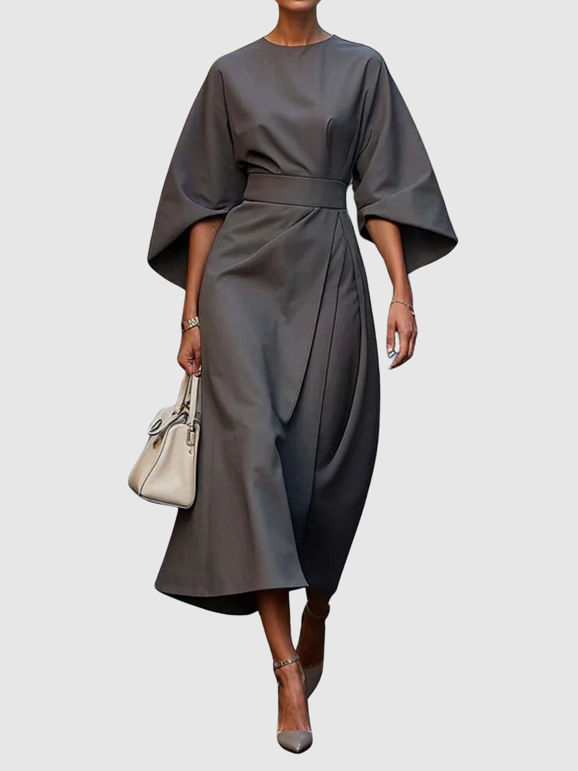 AzzurraMC | Robe élégante en satin 