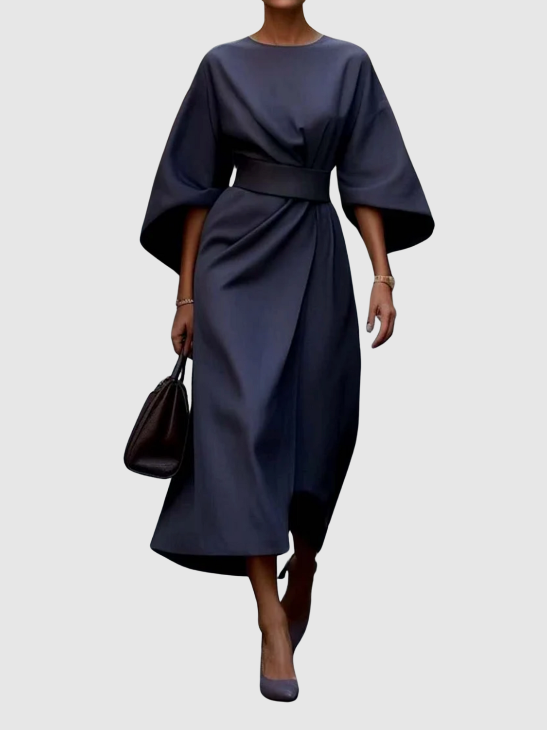 AzzurraMC | Robe élégante en satin 