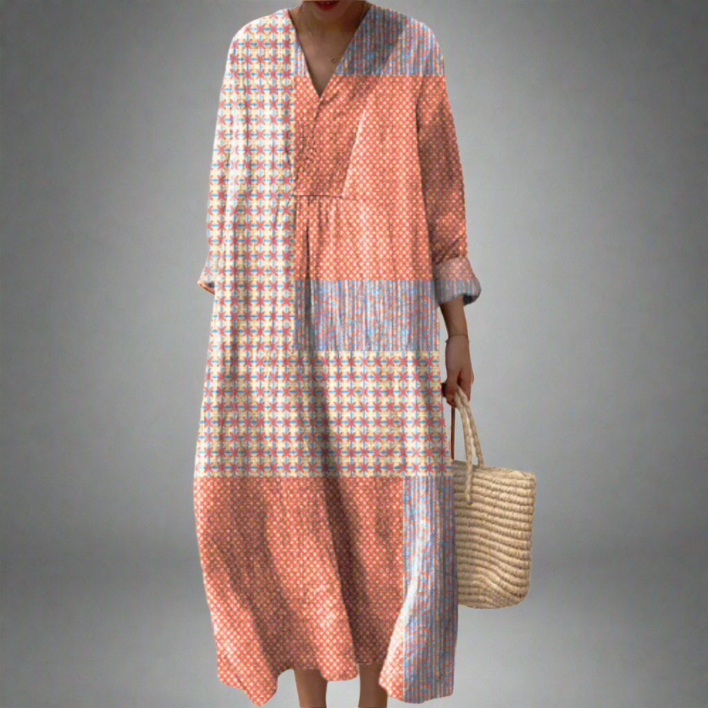 Béthanie™ | Robe géométrique élégante