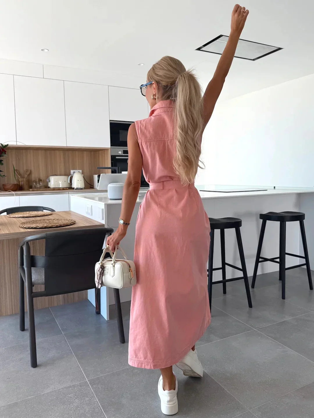 Isabelle | Maxi robe en jean